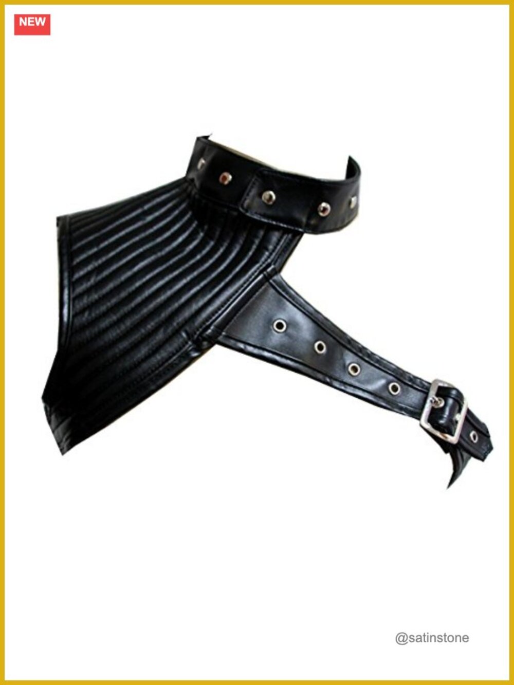 Steampunk Faux Leather Shoulder Jacket Shrug Armor